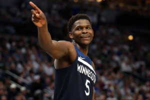 Read more about the article Anthony Edwards está a duas vitórias de adicionar LeBron James e Luka Dončić à sua coleção de vítimas nos Playoffs