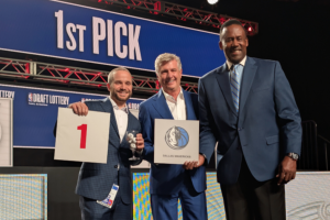 Leia mais sobre o artigo Dallas Mavericks vence a Loteria do Draft da NBA 2025 e deve selecionar Cooper Flagg após troca bombástica de Luka Dončić