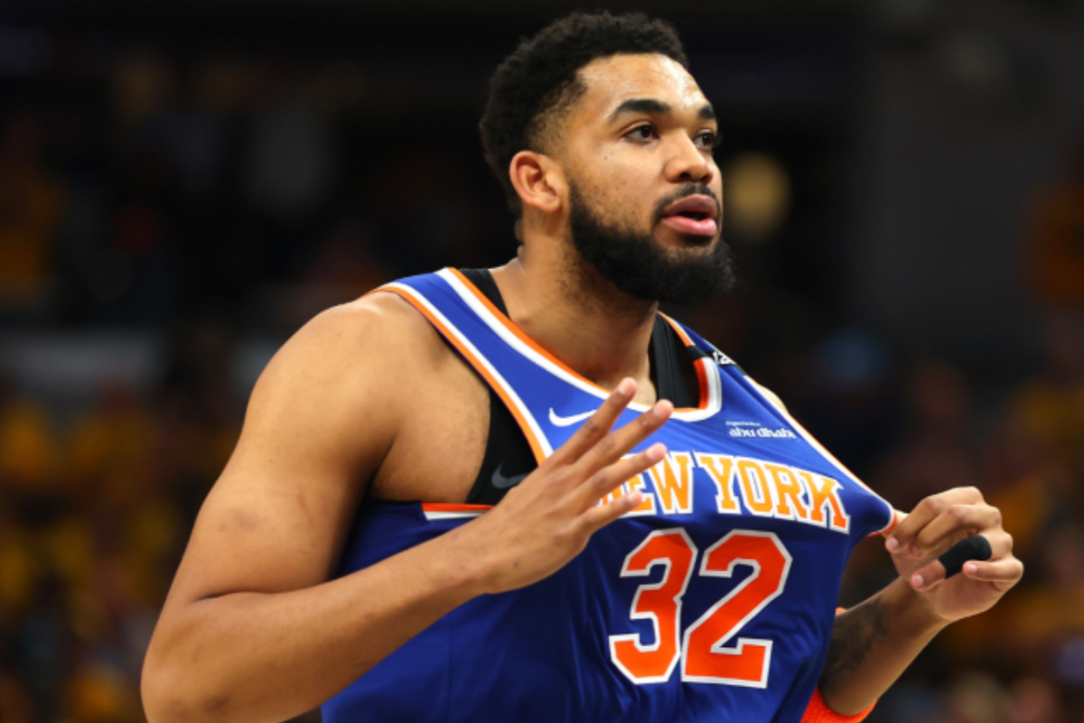 You are currently viewing Karl-Anthony Towns vira dúvida para o Jogo 5 entre Knicks e Pacers após lesão no joelho